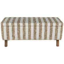 Modello Cotton Storage Ottoman Bench